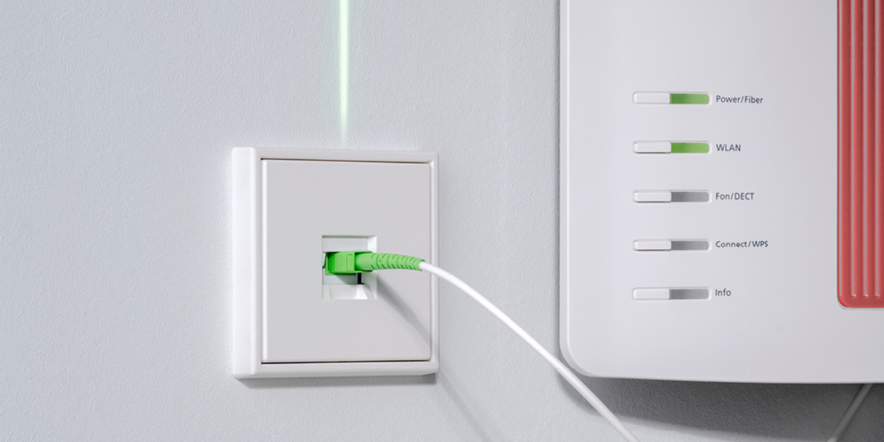 Die neuen Glasfaser-Anschlussdosen bei Schmitt & Hemm Elektro GbR in Gaukönigshofen